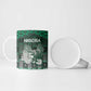 Personalized Nigeria Ceramic Mug Eagle With Tribal Patterns