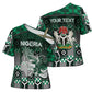 Personalized Nigeria Cross Shoulder Shirt Eagle With Tribal Patterns