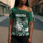 Personalized Nigeria Cross Shoulder Shirt Eagle With Tribal Patterns