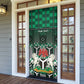 Personalized Nigeria Door Cover Eagle With Tribal Patterns
