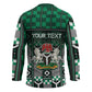 Personalized Nigeria Hockey Jersey Eagle With Tribal Patterns