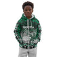Personalized Nigeria Kid Hoodie Eagle With Tribal Patterns