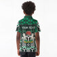 Personalized Nigeria Kid Polo Shirt Eagle With Tribal Patterns