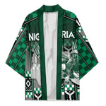 Personalized Nigeria Kimono Eagle With Tribal Patterns