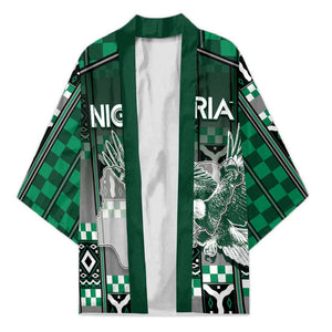 Personalized Nigeria Kimono Eagle With Tribal Patterns
