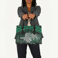 Nigeria Leather Bag Eagle With Tribal Patterns