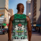 Personalized Nigeria Men Tank Top Eagle With Tribal Patterns
