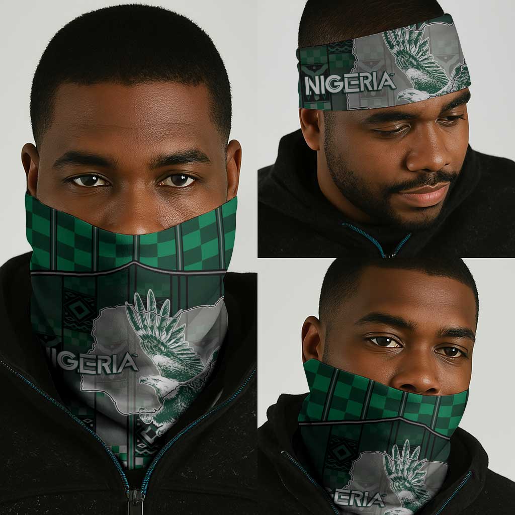 Nigeria Neck Gaiter Eagle With Tribal Patterns