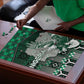 Nigeria Puzzle Eagle With Tribal Patterns