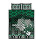 Nigeria Quilt Bed Set Eagle With Tribal Patterns