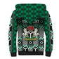 Personalized Nigeria Sherpa Hoodie Eagle With Tribal Patterns