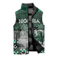 Personalized Nigeria Sleeveless Puffer Jacket Eagle With Tribal Patterns