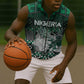 Personalized Nigeria Sleeveless Zip Hoodie Eagle With Tribal Patterns