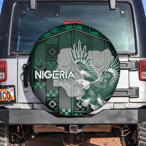Nigeria Spare Tire Cover Eagle With Tribal Patterns