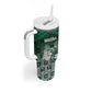 Personalized Nigeria Tumbler With Handle Eagle With Tribal Patterns