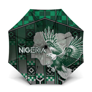Nigeria Umbrella Eagle With Tribal Patterns