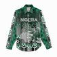 Personalized Nigeria Women Casual Shirt Eagle With Tribal Patterns