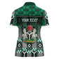 Personalized Nigeria Women Polo Shirt Eagle With Tribal Patterns