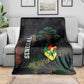 Senegal Blanket Heart Baobab Art Grunge Style