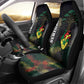 Senegal Car Seat Cover Heart Baobab Art Grunge Style