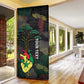 Personalized Senegal Door Cover Heart Baobab Art Grunge Style
