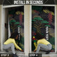 Personalized Senegal Door Cover Heart Baobab Art Grunge Style