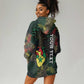 Personalized Senegal Hoodie Dress Heart Baobab Art Grunge Style