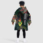 Personalized Senegal Kid Wearable Blanket Hoodie Heart Baobab Art Grunge Style
