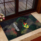 Senegal Rubber Doormat Heart Baobab Art Grunge Style