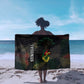 Senegal Sarong Heart Baobab Art Grunge Style