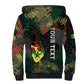 Personalized Senegal Sherpa Hoodie Heart Baobab Art Grunge Style