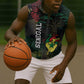 Personalized Senegal Sleeveless Zip Hoodie Heart Baobab Art Grunge Style
