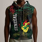 Personalized Senegal Sleeveless Zip Hoodie Heart Baobab Art Grunge Style