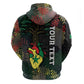 Personalized Senegal Zip Hoodie Heart Baobab Art Grunge Style