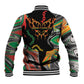 African Juneteenth Freedom Day 1865 Baseball Jacket Colors Liquid Marble With Broken Chains