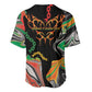African Juneteenth Freedom Day 1865 Baseball Jersey Colors Liquid Marble With Broken Chains