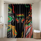 African Juneteenth Freedom Day 1865 Bathroom Set Colors Liquid Marble With Broken Chains