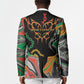African Juneteenth Freedom Day 1865 Blazer Colors Liquid Marble With Broken Chains