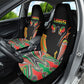African Juneteenth Freedom Day 1865 Car Seat Cover Colors Liquid Marble With Broken Chains