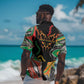 African Juneteenth Freedom Day 1865 Hawaiian Shirt Colors Liquid Marble With Broken Chains