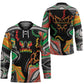 African Juneteenth Freedom Day 1865 Hockey Jersey Colors Liquid Marble With Broken Chains