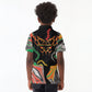 African Juneteenth Freedom Day 1865 Kid Polo Shirt Colors Liquid Marble With Broken Chains
