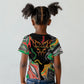 African Juneteenth Freedom Day 1865 Kid T shirt Colors Liquid Marble With Broken Chains