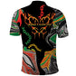 African Juneteenth Freedom Day 1865 Polo Shirt Colors Liquid Marble With Broken Chains