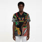 African Juneteenth Freedom Day 1865 Scrub Top Colors Liquid Marble With Broken Chains