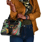 African Juneteenth Freedom Day 1865 Shoulder Handbag Colors Liquid Marble With Broken Chains