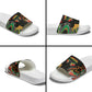 African Juneteenth Freedom Day 1865 Slide Sandals Colors Liquid Marble With Broken Chains