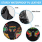 African Juneteenth Freedom Day 1865 Spare Tire Cover Colors Liquid Marble With Broken Chains