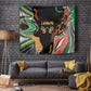 African Juneteenth Freedom Day 1865 Tapestry Colors Liquid Marble With Broken Chains