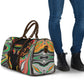African Juneteenth Freedom Day 1865 Travel Bag Colors Liquid Marble With Broken Chains